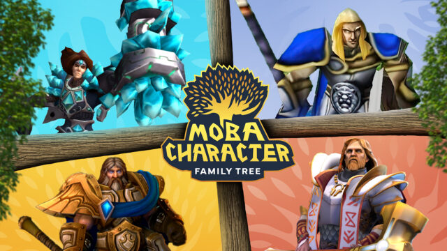 MOBA Character Family Tree: Perfect Paladins - Arthas, Omniknight, Taric, Uther