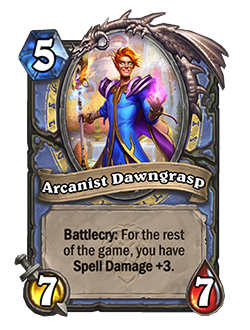 Arcanist Dawngrasp
Hearthstone 26.0 patch notes