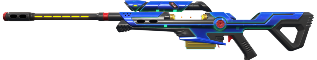 The Bazooka Badger arcade skin for the Operator from the VALORANT Radiant Entertainment System bundle.