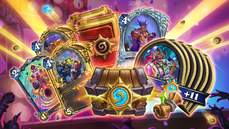 Festival of Legends Tavern Pass Rewards Track (Image via Blizzard Entertainment)