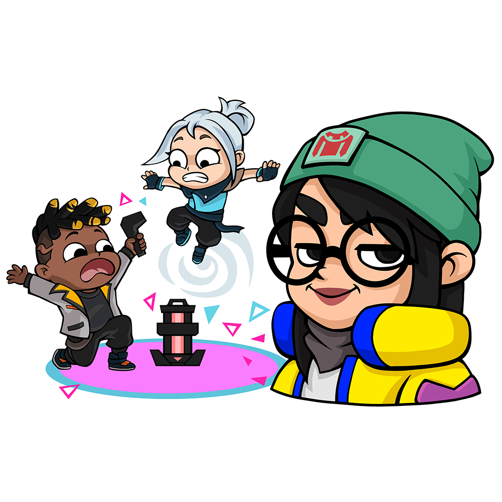 The Perfect Disaster Spray from the VALORANT Episode 6 Act 3 Battlepass.