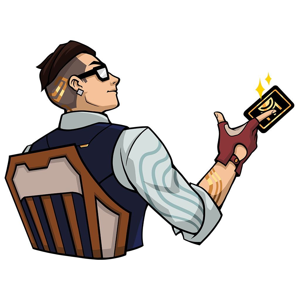 The Put It On My Card Spray from the VALORANT Episode 6 Act 3 Battlepass.