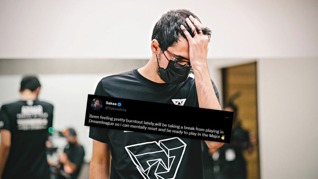 Saksa pulls out from DreamLeague S19 due to burnout, Aramis stands in
