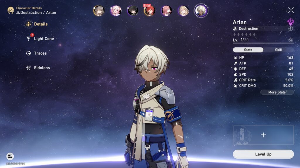 Arlan from Honkai: Star Rail