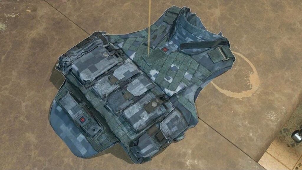 The Tempered Plate Carrier sits on the ground in Warzone 2.0 and DMZ.