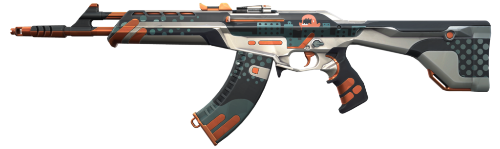 The Vandal with the Monstrocity weapon skin from the VALORANT Episode 6 Act 3 Battlepass.