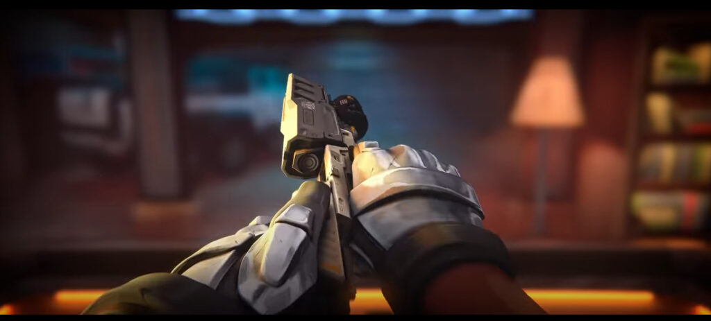screenshot of Ballistic's pistol from SFTO
