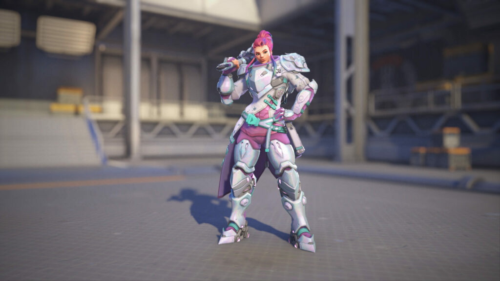 The Pearlescent Brigitte skin in Overwatch 2 
