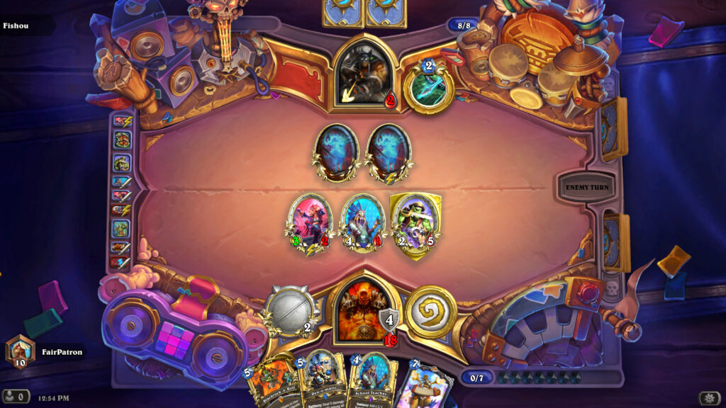 Festival of Legends theorycrafting screenshot featuring the Menagerie Warrior deck