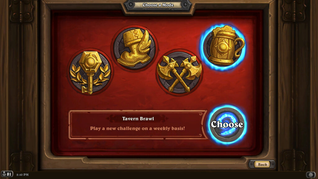 How to access the game mode