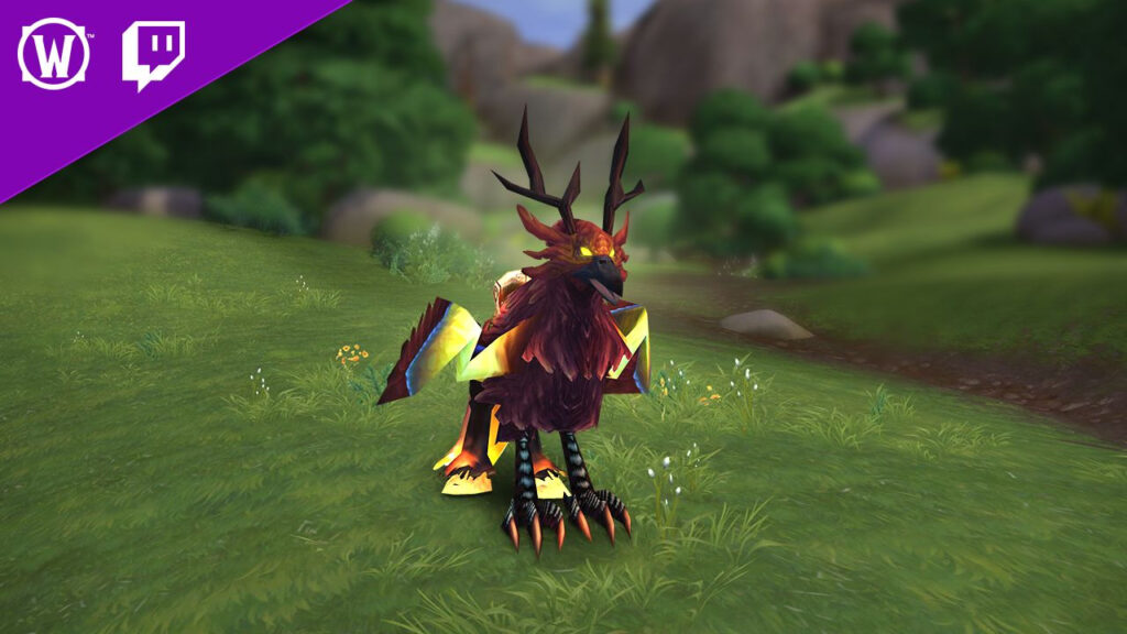 The Blazing Hippogryph mount in World of Warcraft