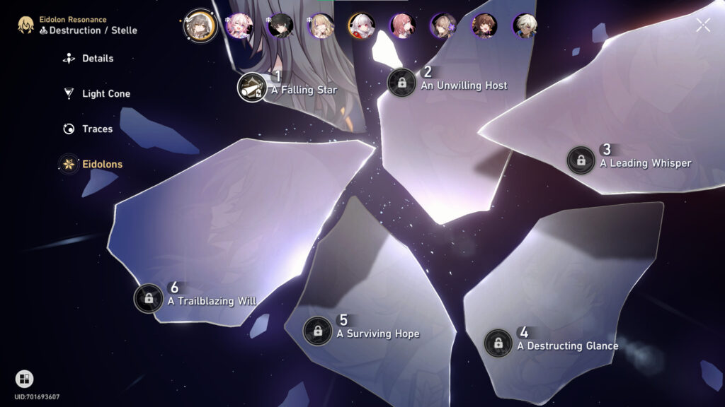 Eidolons are ways for players to upgrade characters when they acquire a duplicate entity.