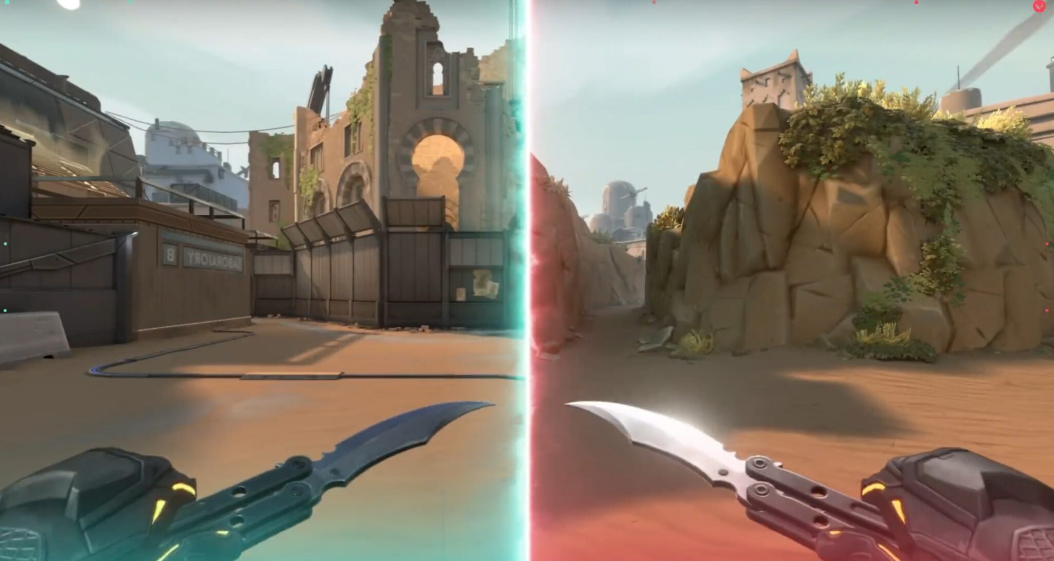 The VALORANT Black Market Butterfly Knife