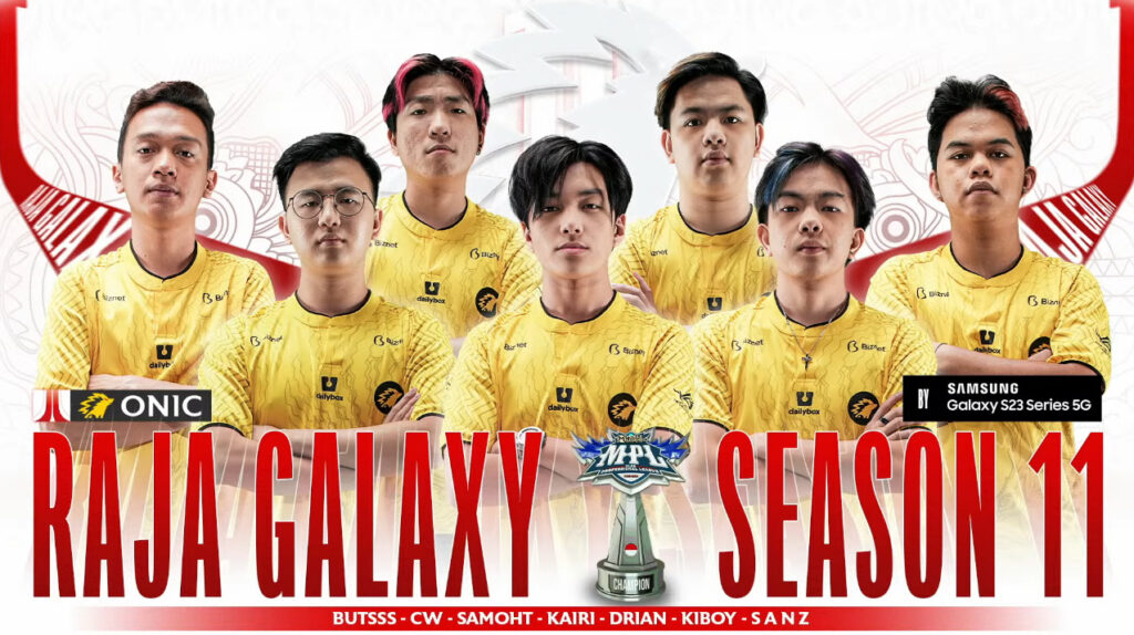Onic are the champions of the MPL Indonesia Season 11. 