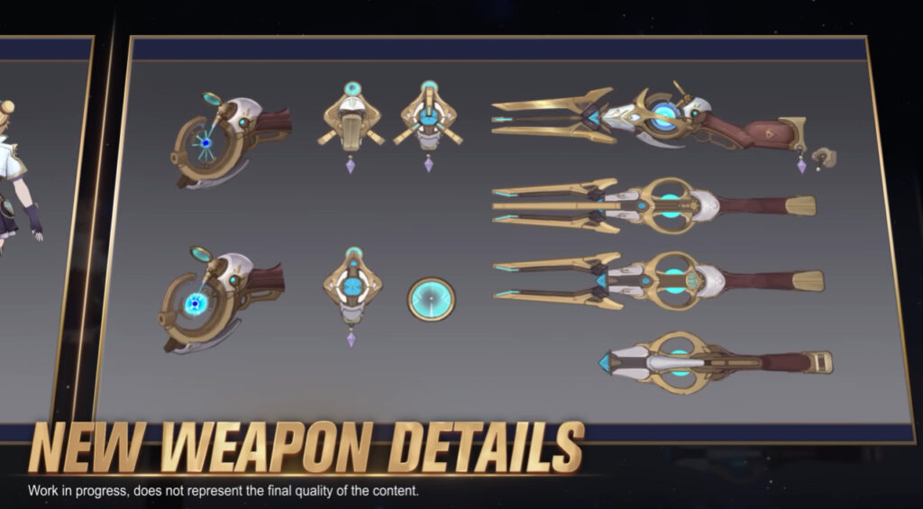 The new weapons for Layla in MLBB