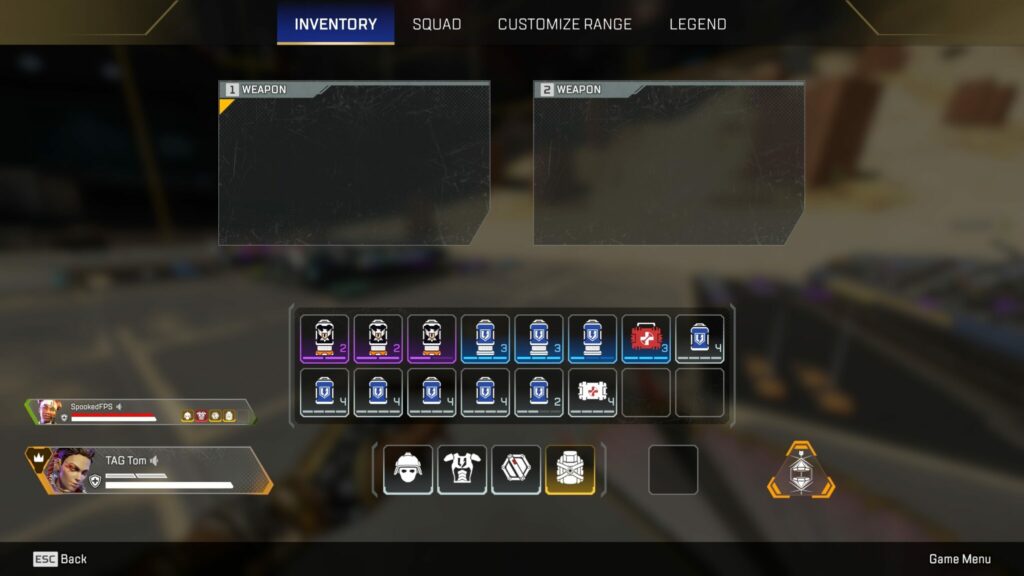 apex legends gold items backpack