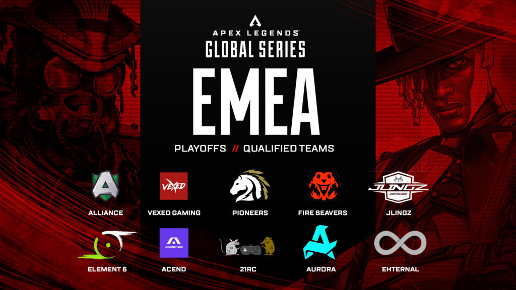 EMEA ALGS Split 2 Playoffs teams