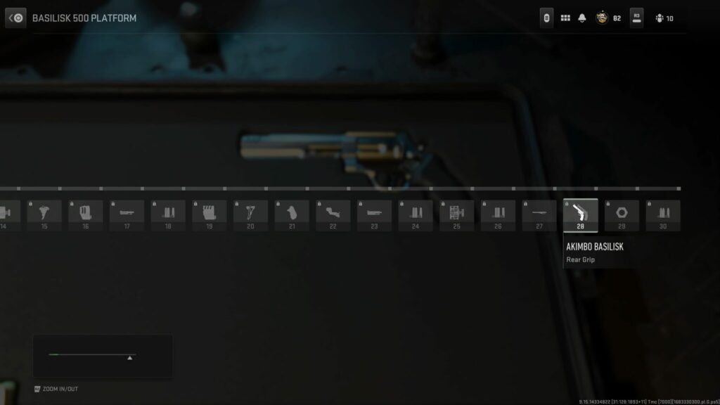 The Basilisk 500 Platform shows that players can unlock the Akimbo attachment for the Basilisk in MW2 at weapon level 28.