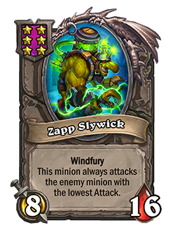 Zapp Slywick buffed in Battlegrounds Patch 26.2.2