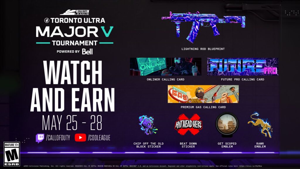 CDL Major 5: How to watch and earn free Twitch Drops