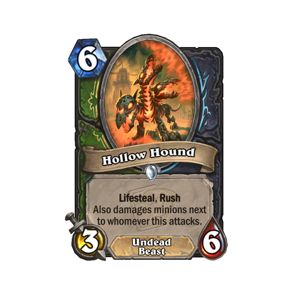 Hollow Hound - Hearthstone card reveal Tars