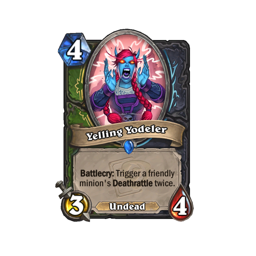 Yelling Yodeler - Hearthstone card reveal Tars