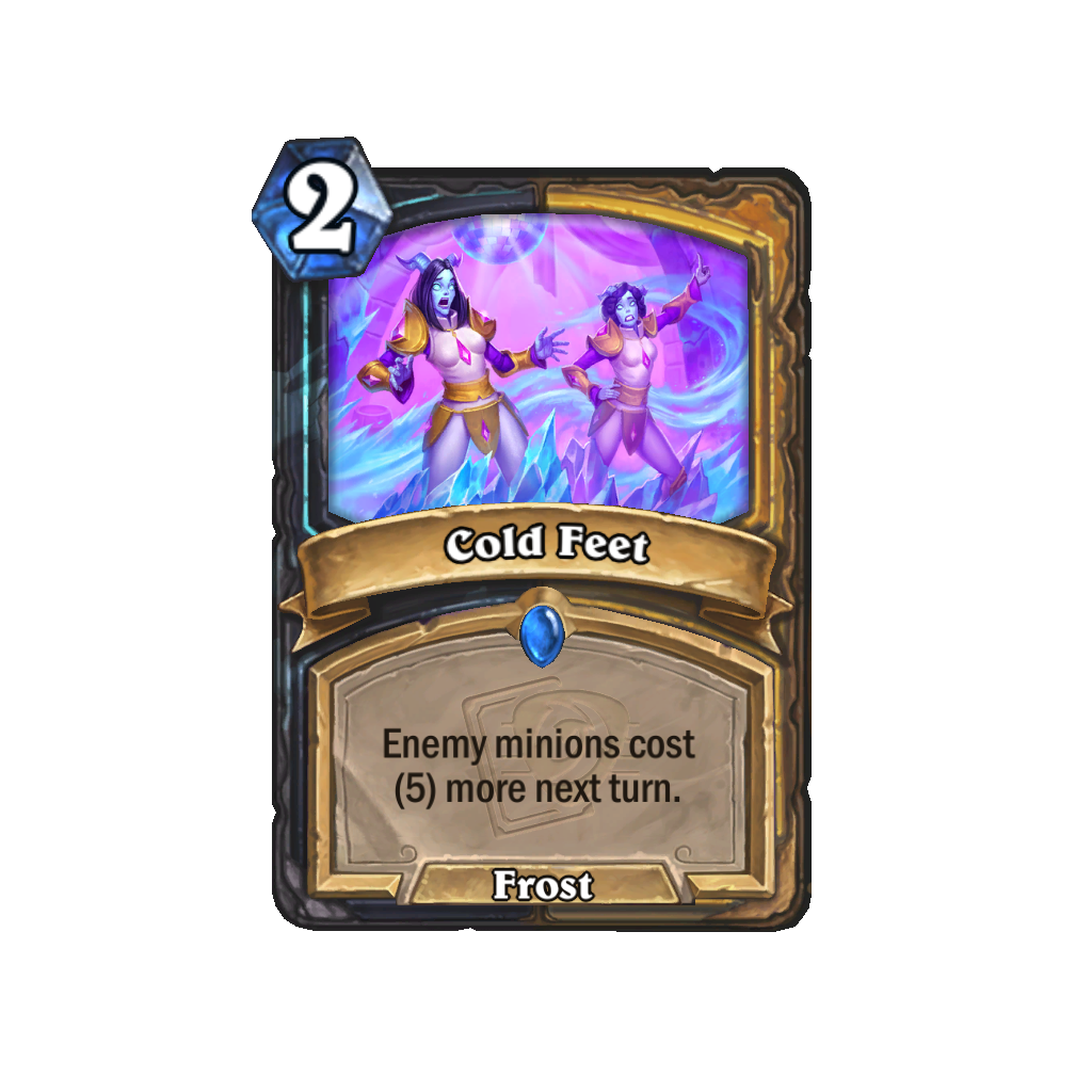Cold Feet - Hearthstone card reveal Ben Hearthstone