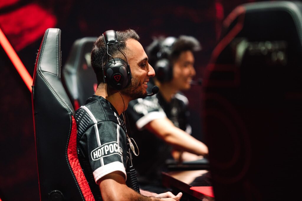 Pujan "FNS" Mehta of NRG competes during Week 6 of 2023 VCT Americas at the Riot Games Arena on May 8, 2023.