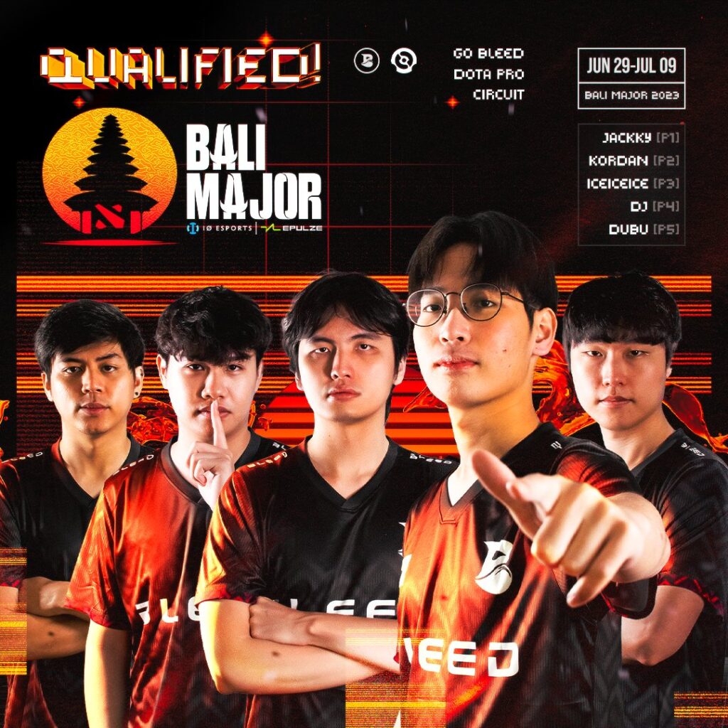 Bleed Esports qualify a week ahead for the Bali Major