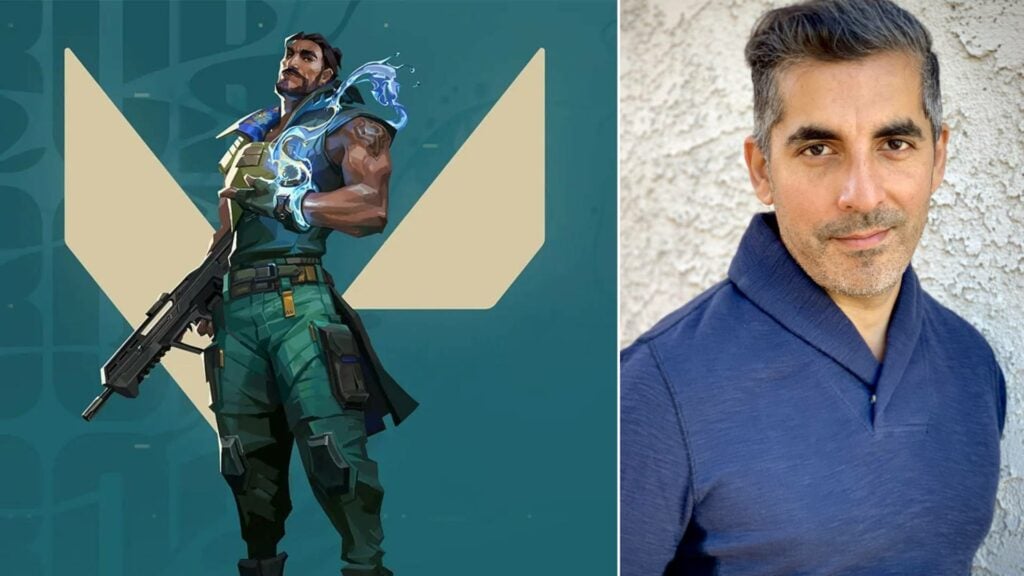 VALORANT Agent Harbor and his voice actor Sunil Malhotra.