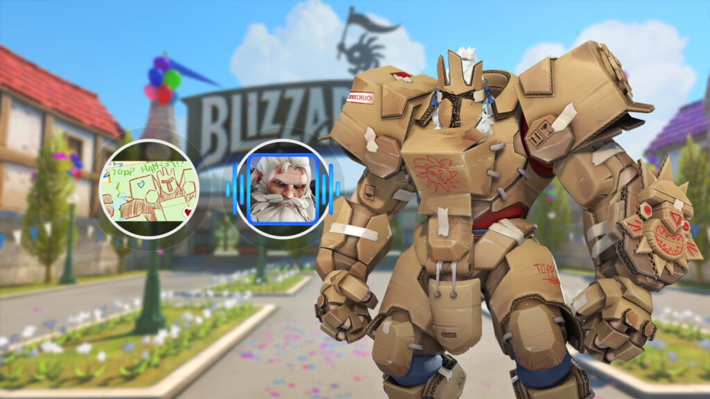 How to unlock the Cardboard Reinhardt skin in Overwatch 2