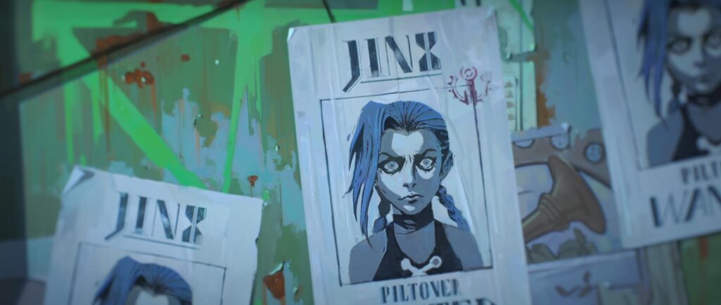 Jinx's wanted poster
