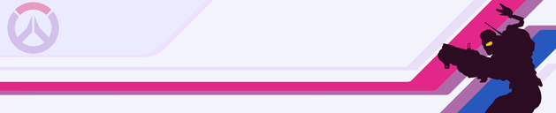 Baptiste Bisexual Pride name card for Overwatch 2 Pride month