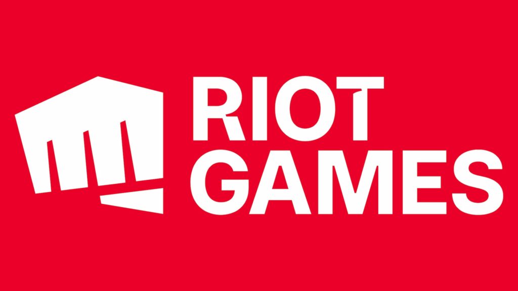 The iconic Riot Games fist bump logo.