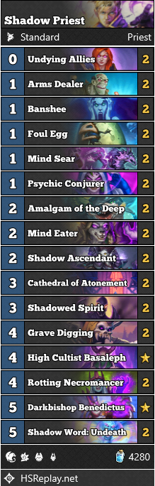 hearthstone tavern brawl deck Nozdormu at the End of Time