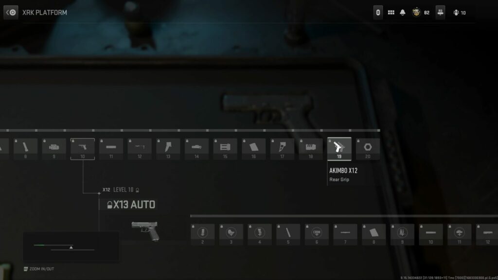 The XRK Platform shows that players can unlock the Akimbo attachment for the X12 and X13 Auto in MW2 at weapon level 19.