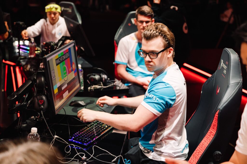 Jordan "Zellsis" Montemurro of Cloud9 competes during Week 7 of 2023 VCT Americas at the Riot Games Arena on May 15, 2023. 