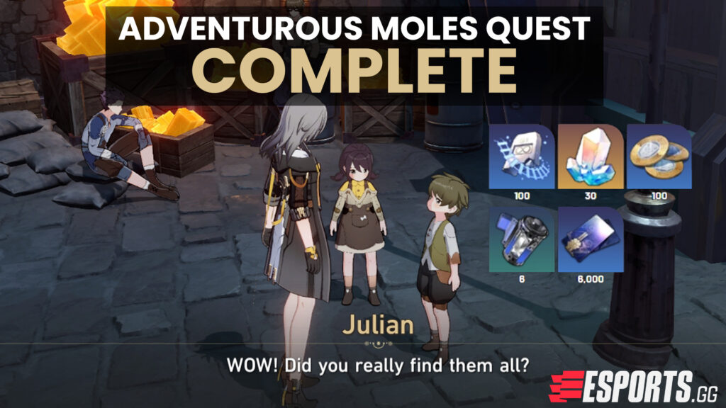 adventurous moles - mission complete