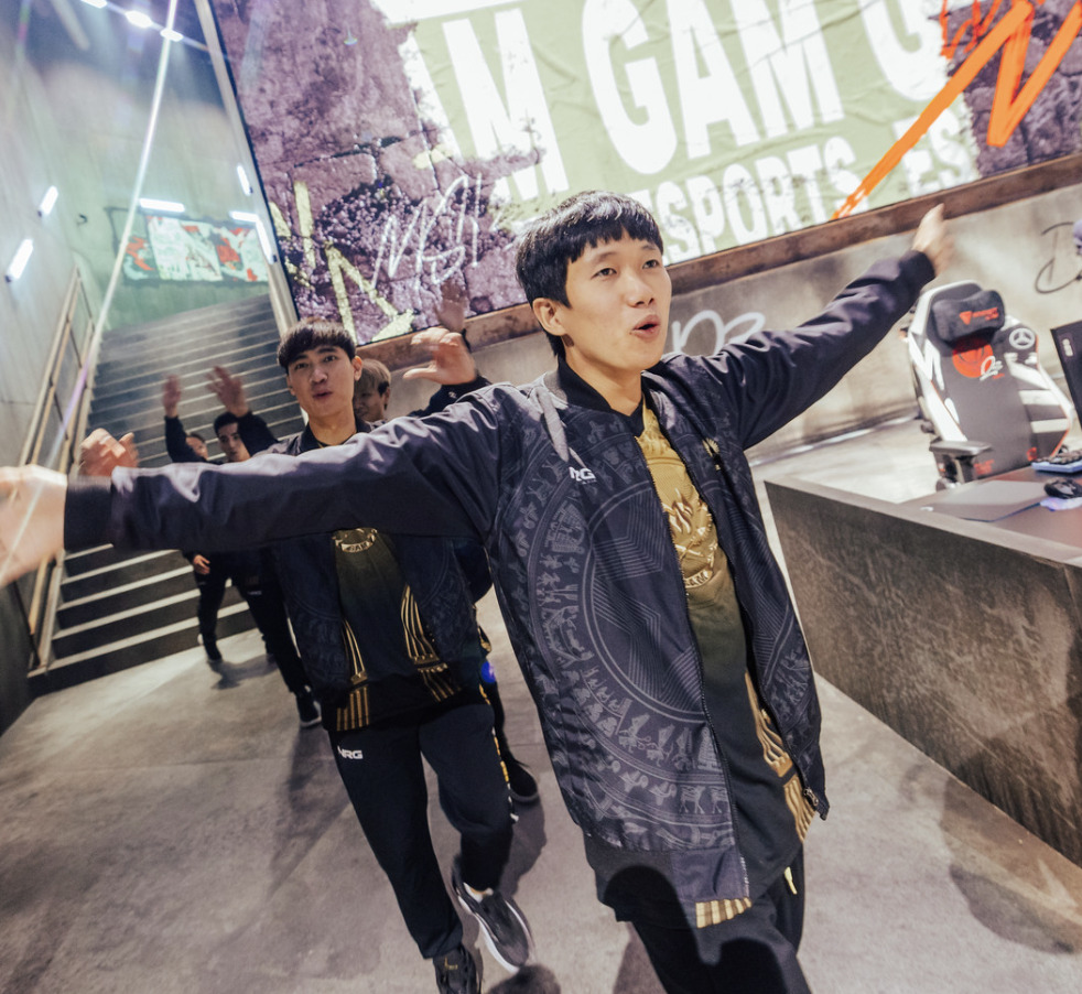 Kiaya on the London stage for the first time - image via Colin Young-Wolff/Riot Games