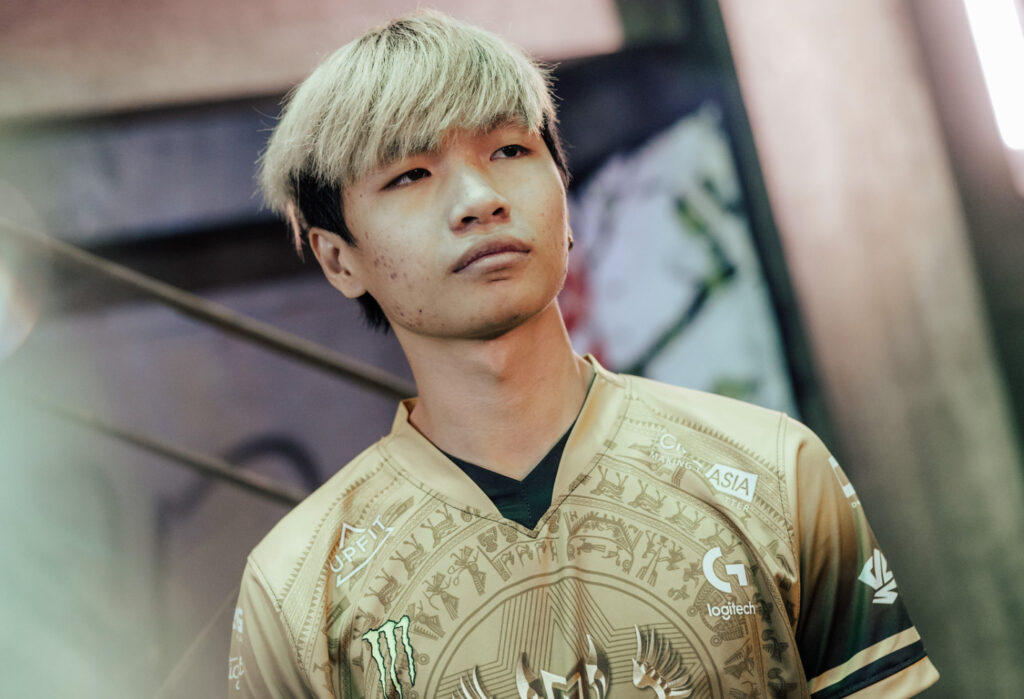 Learning about GAM Kati at MSI 2023 and the meaning behind his first game tag - image via Colin Young-Wolff/Riot Games