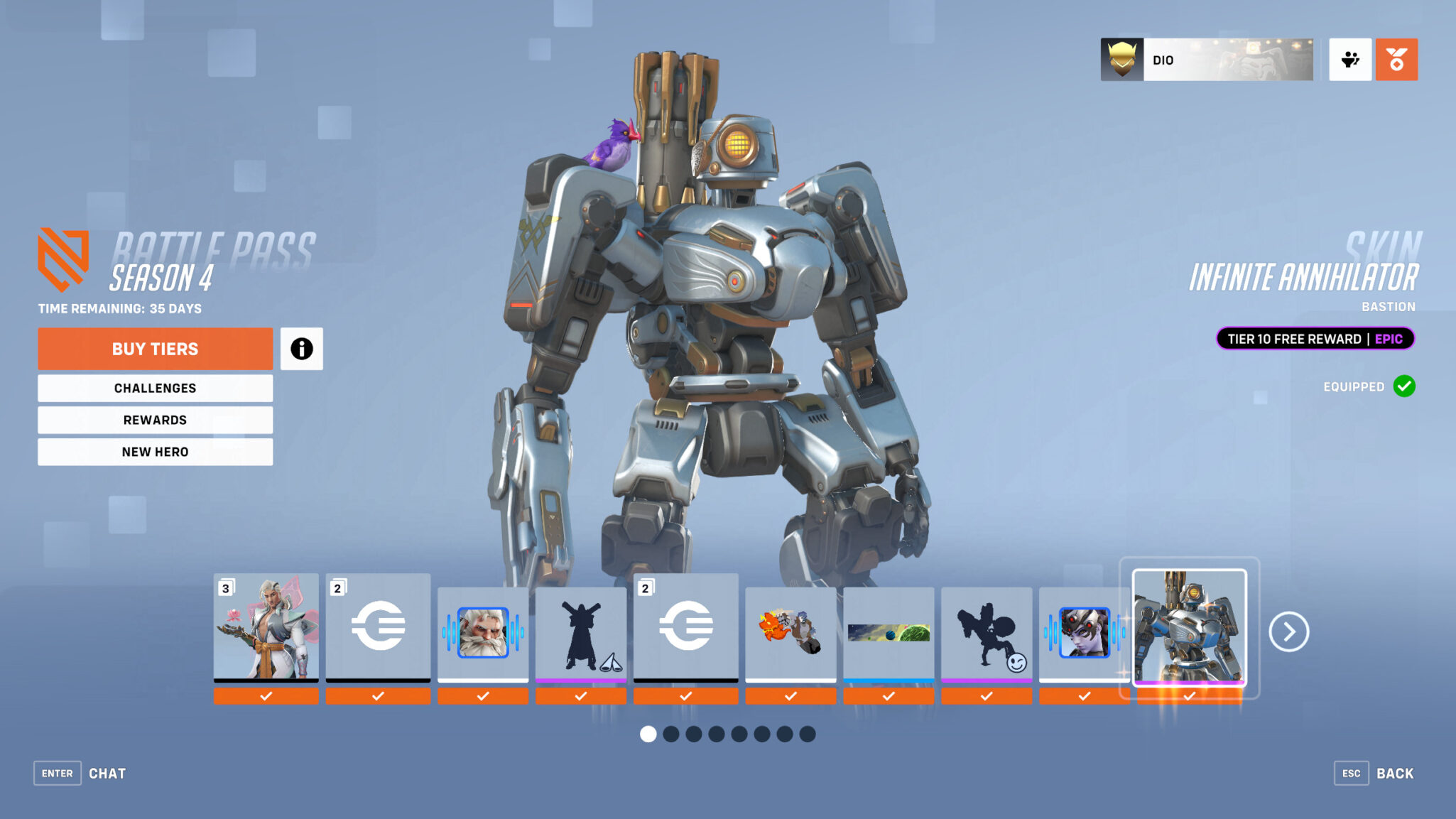 Infinite Annihilator Bastion skin