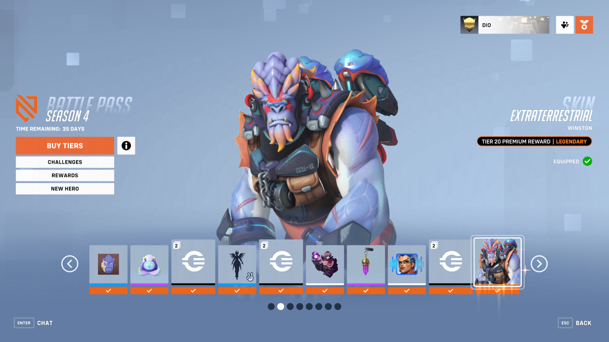 Extraterrestrial Winston skin
