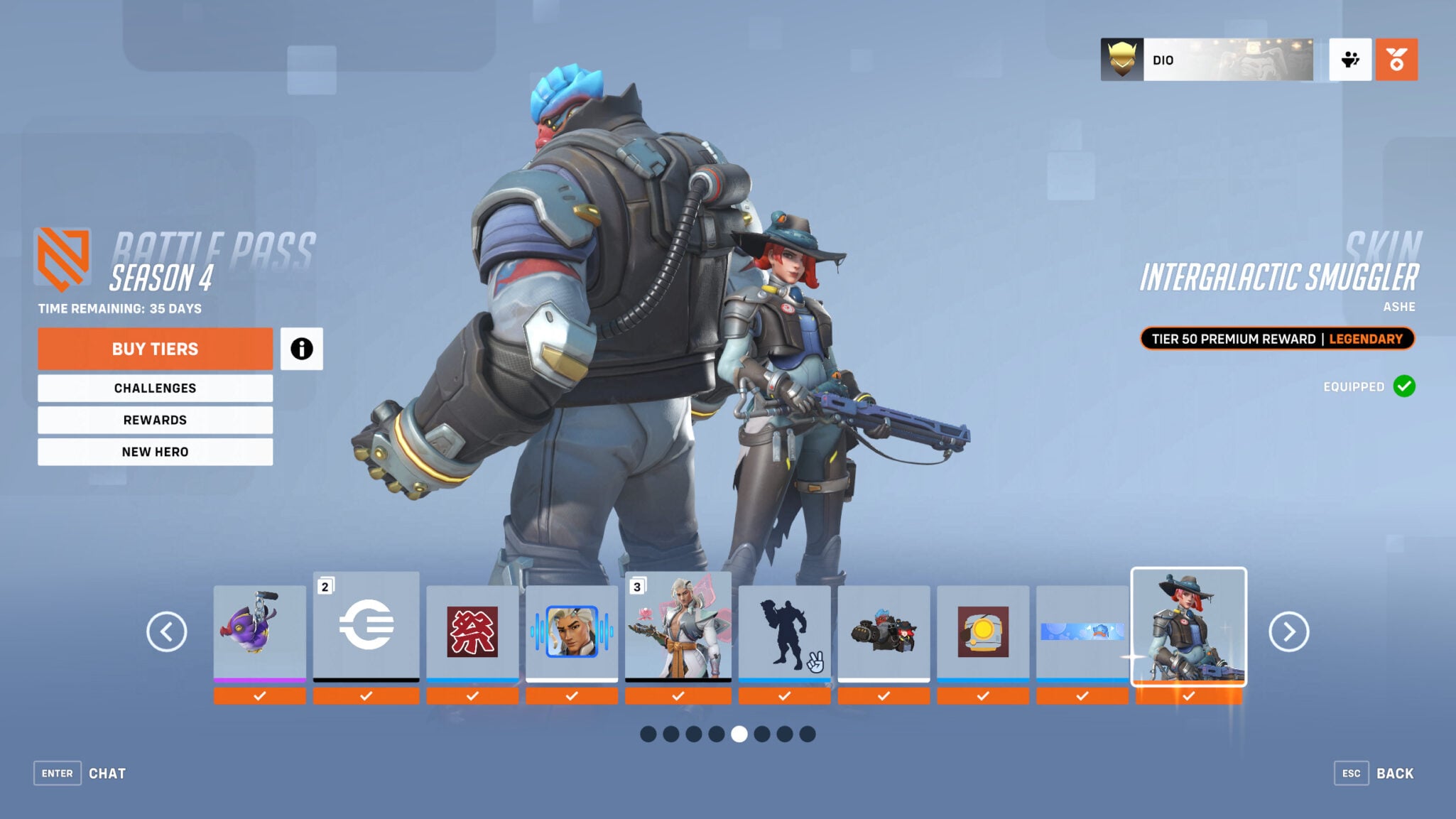 Intergalactic Smuggler Ashe skin