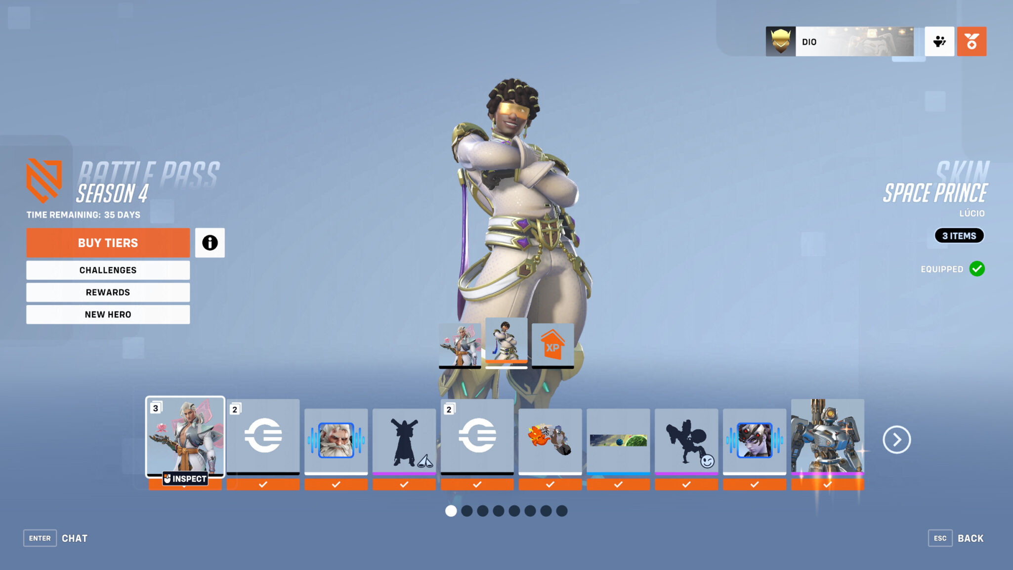 Space Prince Lucio skin