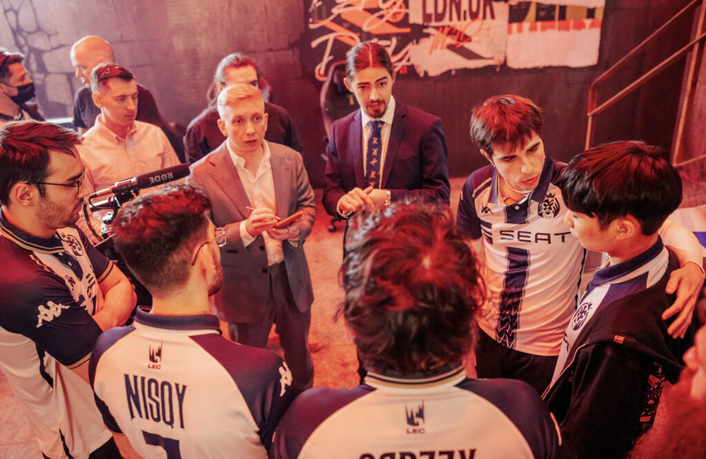 EMEA's first seed entering MSI against the LCK second seed of T1 as underdogs - image via Colin Young-Wolff/Riot Games