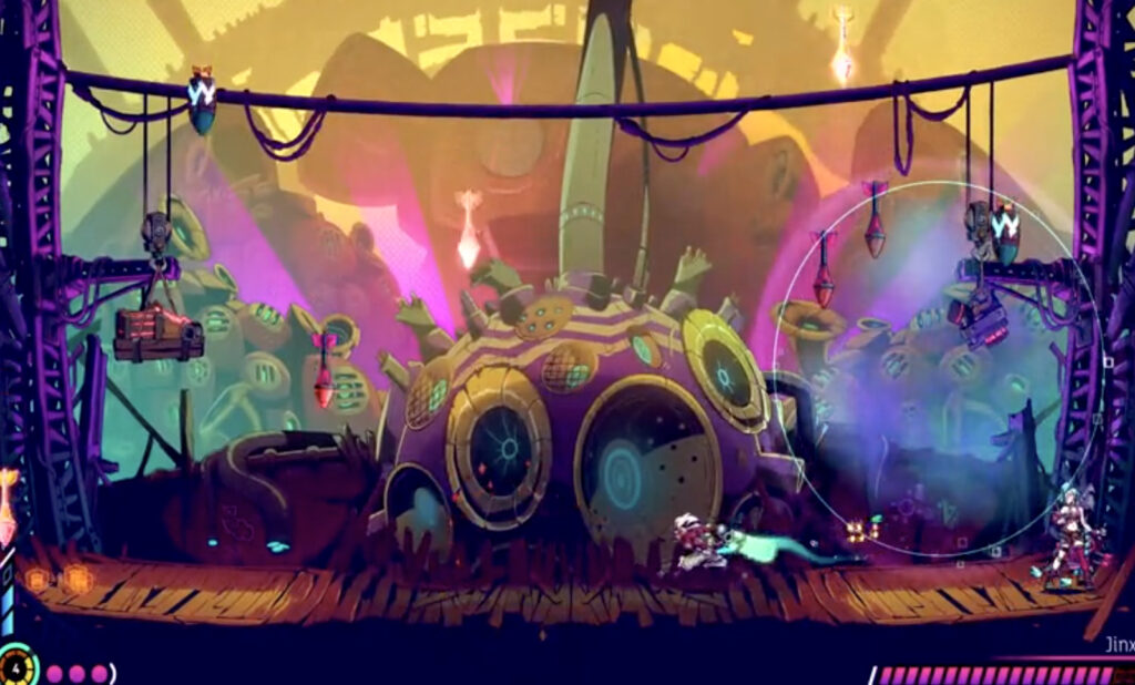 Battling champions in game - image via Convergence Game official site