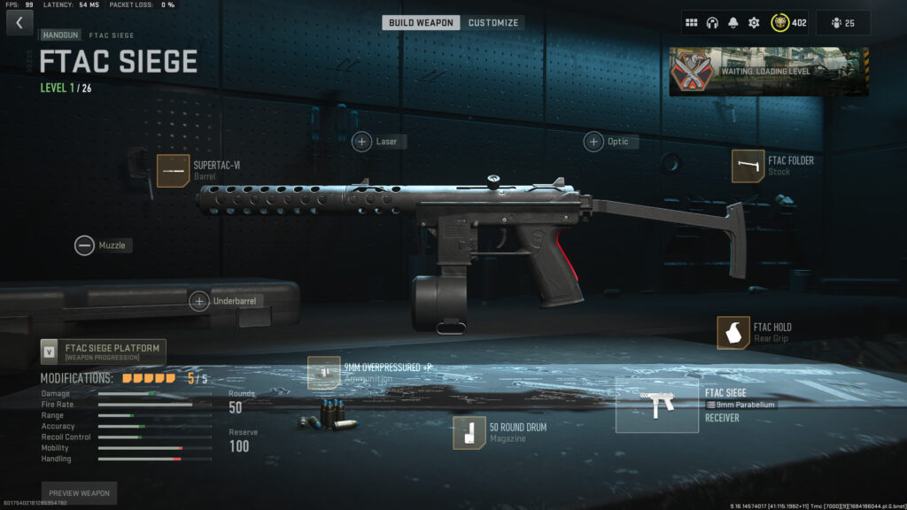 Best loadout attachments for the FTAC Siege in MW2 multiplayer.