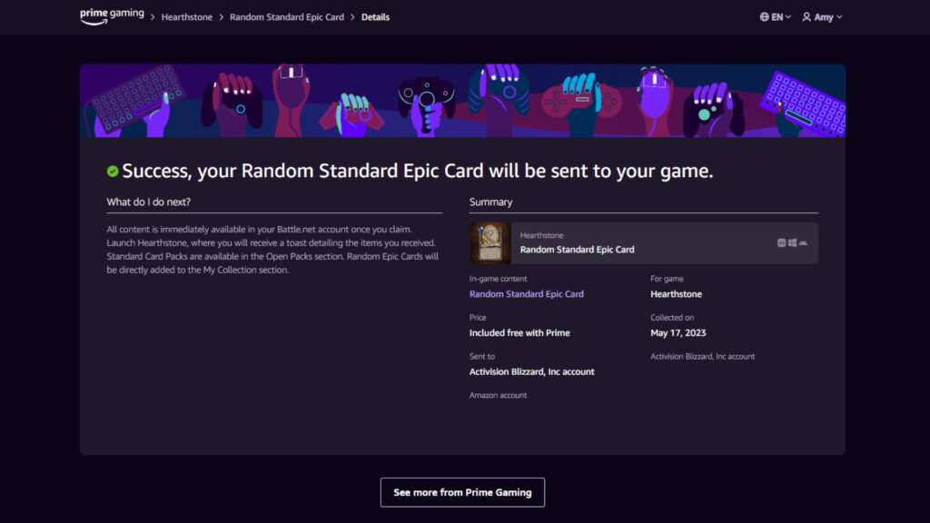 How to claim your Prime Gaming loot 