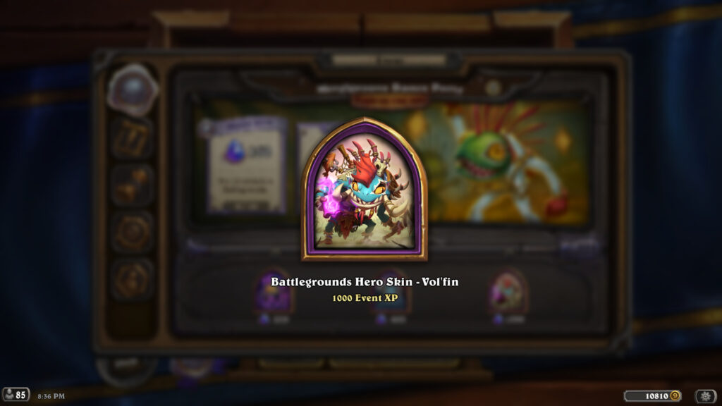 Hearthstone Battlegrounds Vol'jin Murloc skin