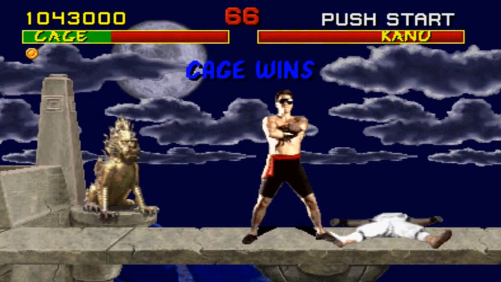 Mortal Kombat 1992 Johnny Cage gameplay screenshot